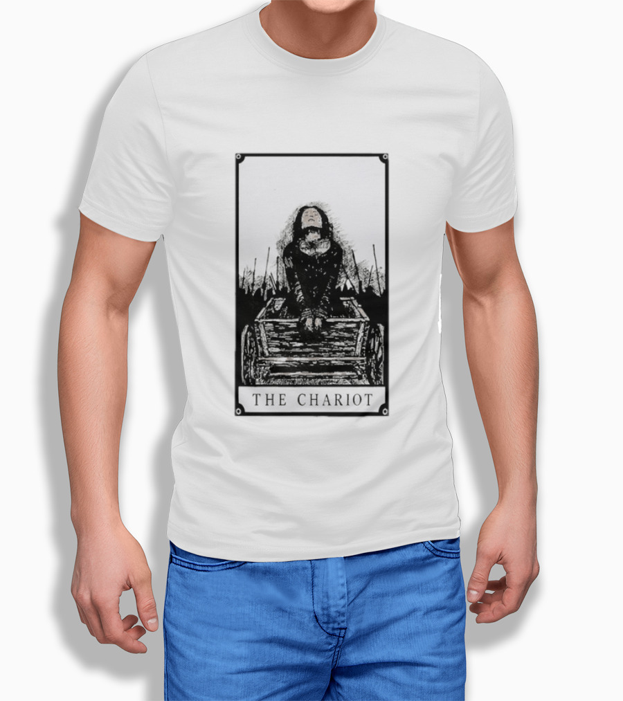 The Chariot Tarot Card Occult Divination Mystical Art Tarot Reading T-Shirt