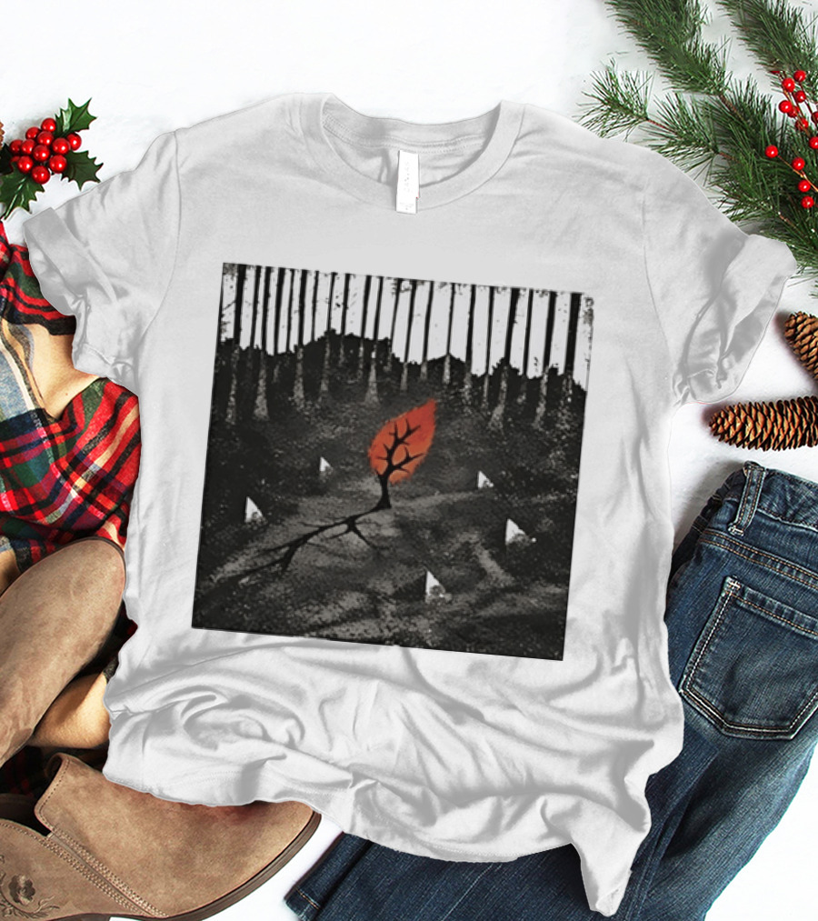 Sleeping With Sirens Tree Forest Alternative Rock Red Leaf T-Shirt