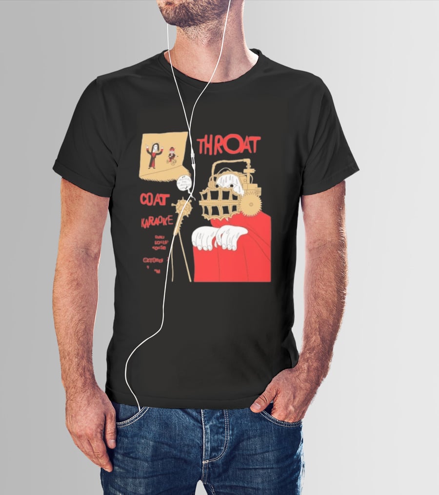 Throat Coat Karaoke Unique Style Danu Social House October 17 Fun T-Shirt