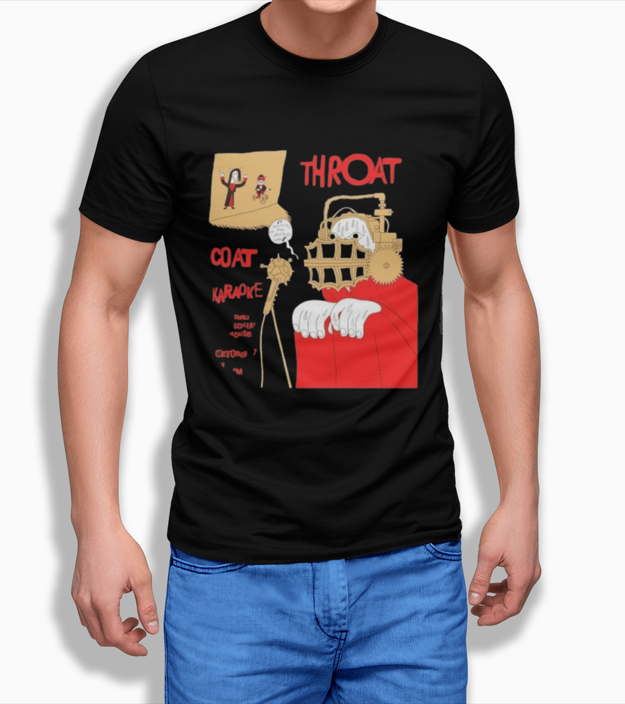 Throat Coat Karaoke Unique Style Danu Social House October 17 Fun T-Shirt