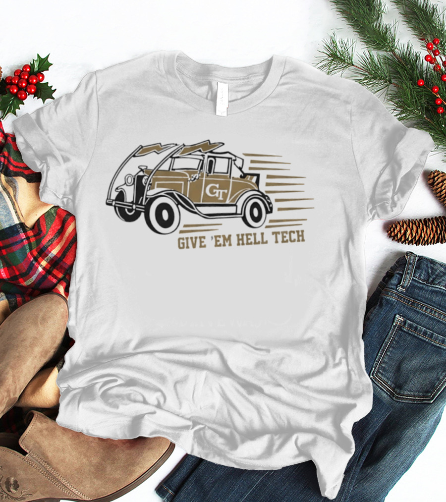 GT Ramblin' Wreck Give 'Em Hell Tech T-Shirt