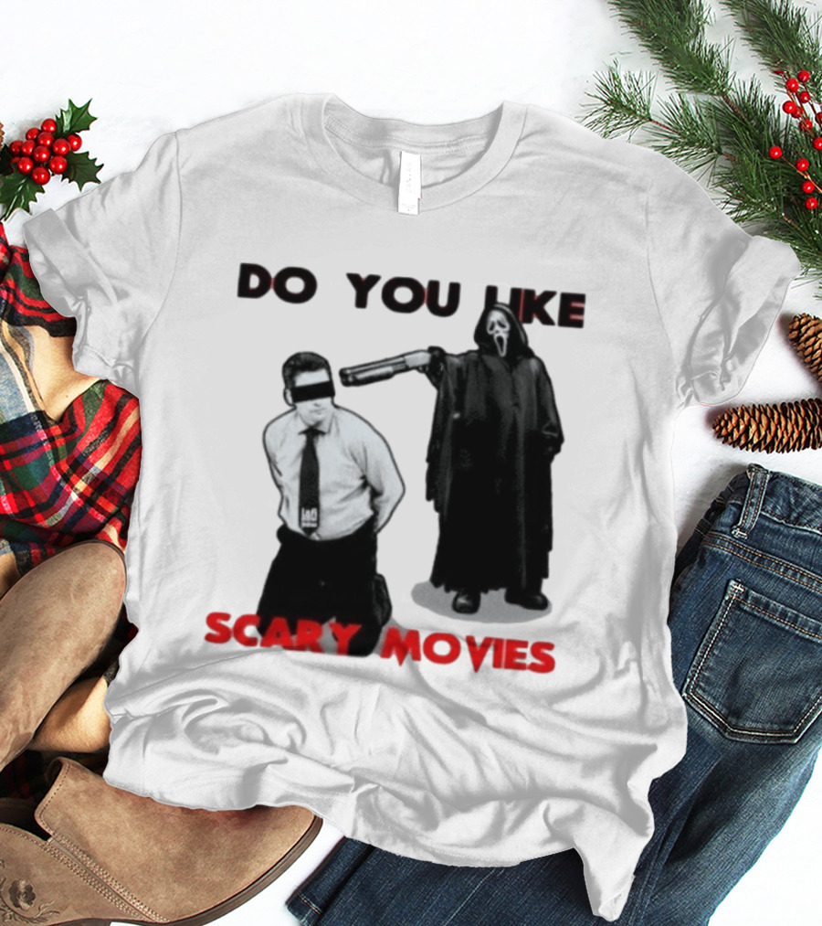 Ghostface Do You Like Scary Movies Bootleg T-Shirt