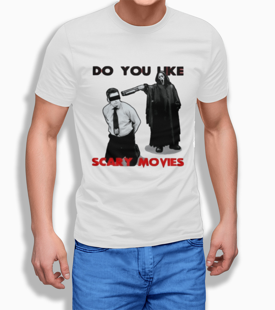 Ghostface Do You Like Scary Movies Bootleg T-Shirt