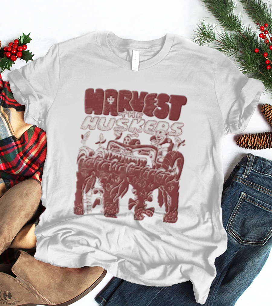 Harvest The Huskers Indiana Hoosiers Vs Nebraska Corn Battle T-Shirt