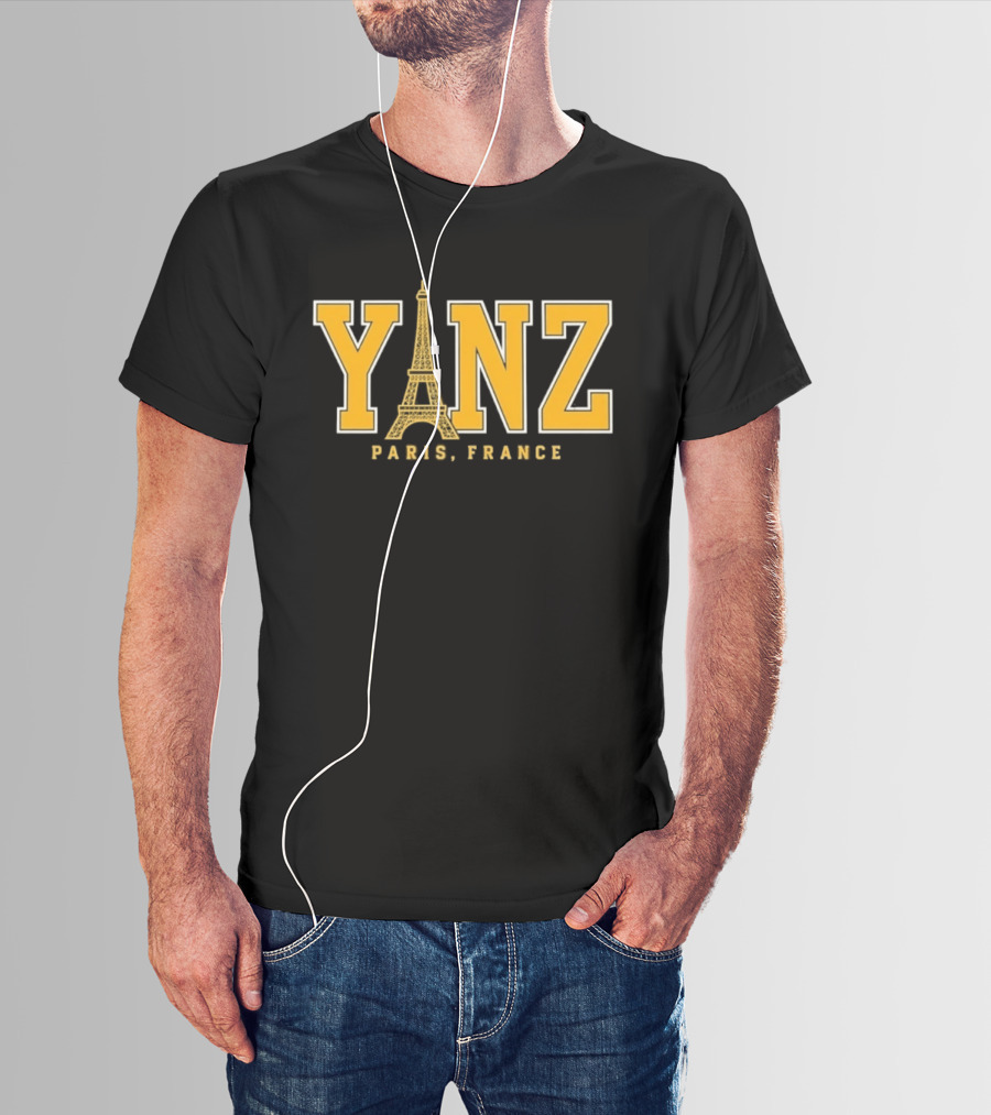 Yanz Eiffel Tower Paris France Travel City T-Shirt