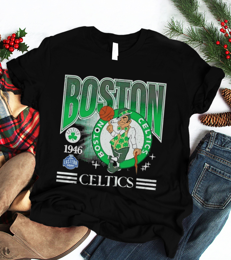 Boston Celtics 1946 Vintage Eastern Conference Basketball T-Shirt