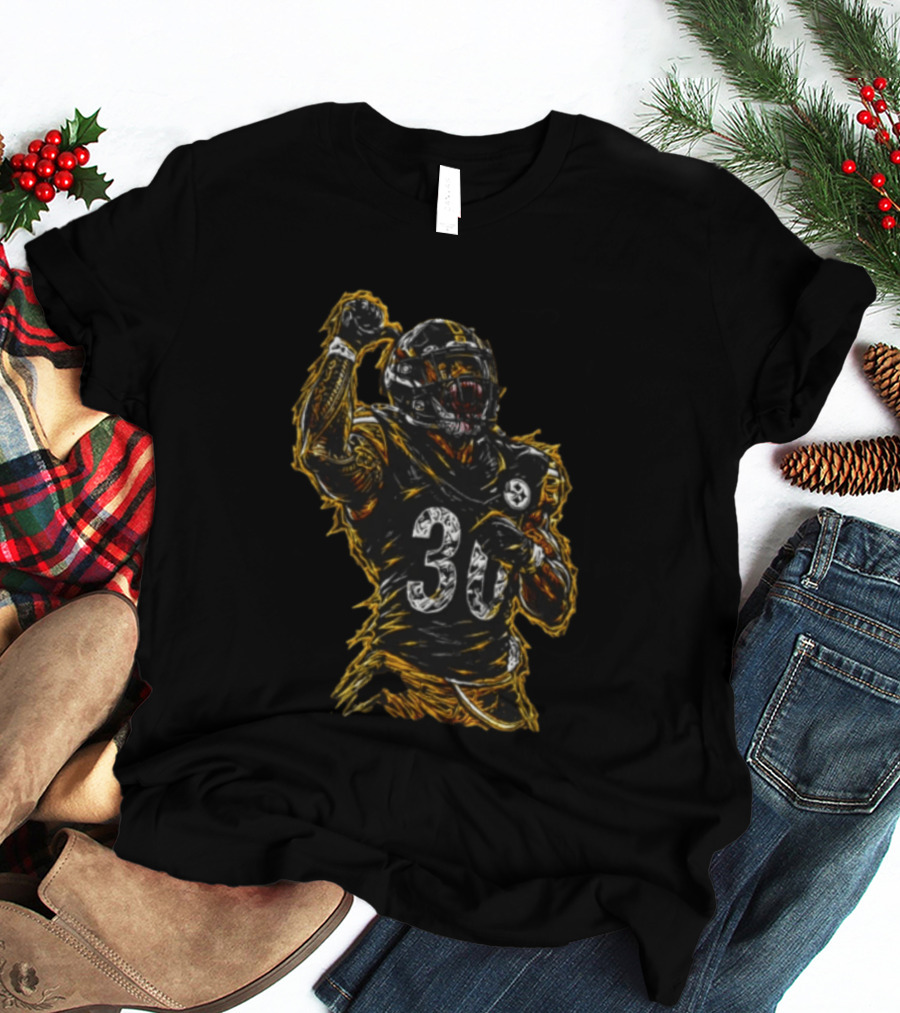 Feed The Beast Jaylen Warren 30 Pittsburgh Steelers Football T-Shirt