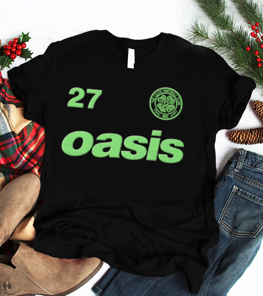 27 Glow In The Dark Celtic FC Oasis T-Shirt