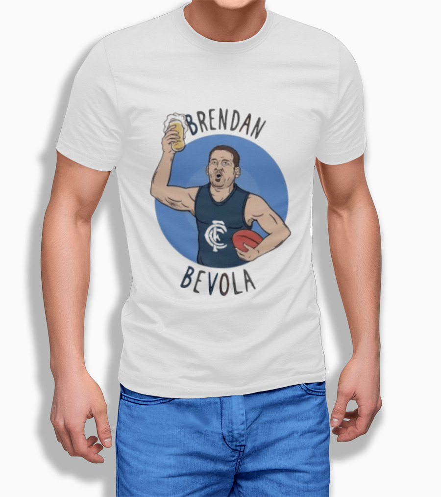 Brendan Bevola Carlton Football Club Beer Cheers T-Shirt