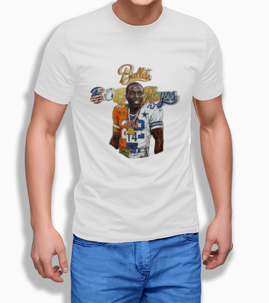 Bullet Bob Hayes Dallas Cowboys 22 Career Legacy T-Shirt
