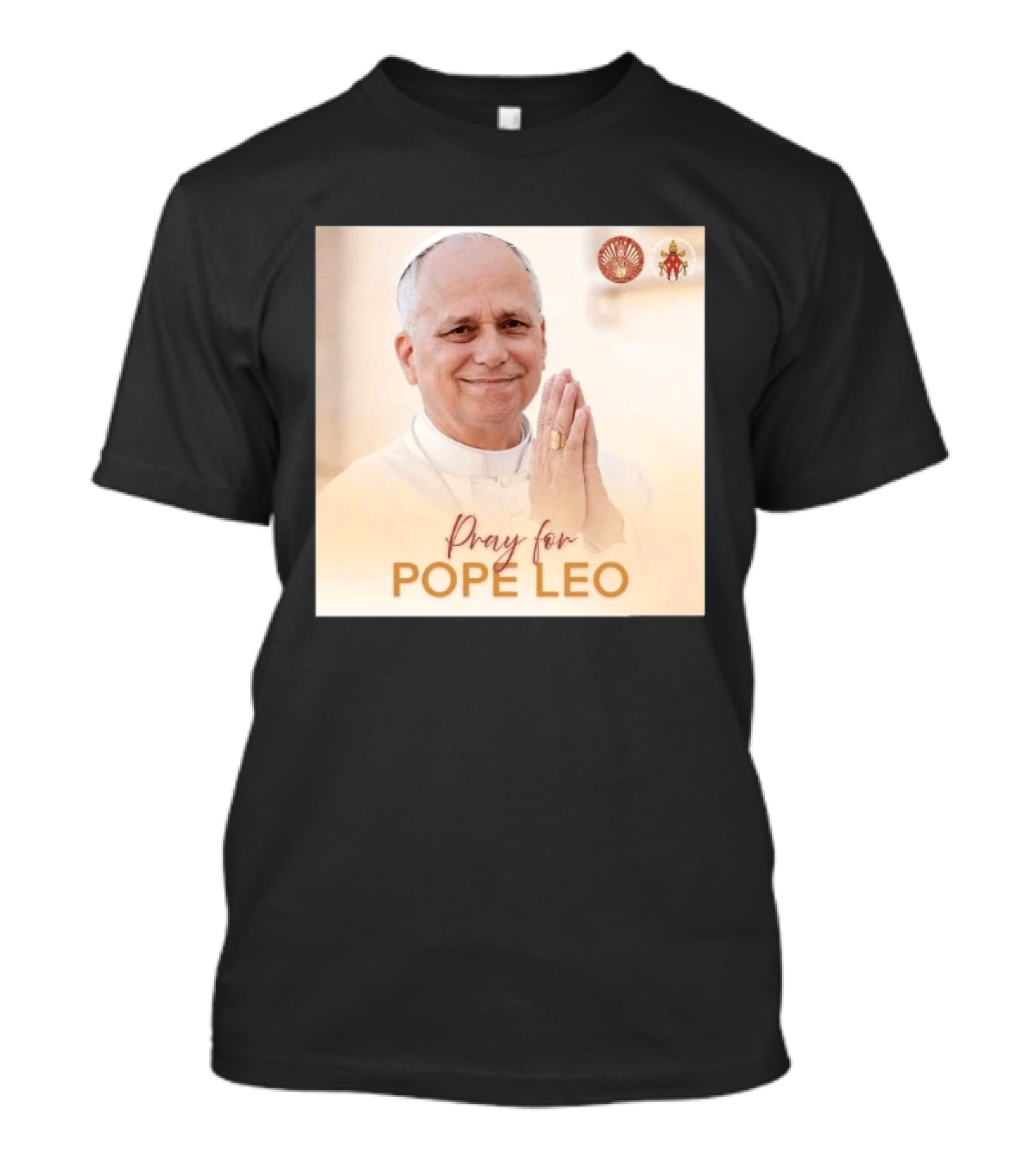 Pray For Pope Leo Clerical Blessing With Clergy T-Shirt