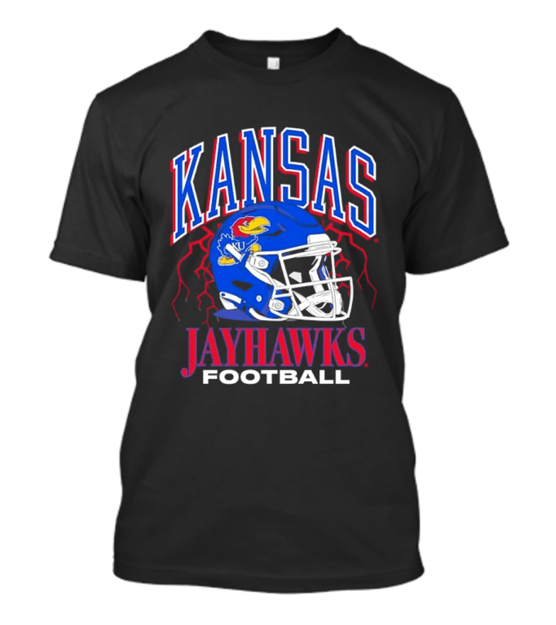 Kansas Jayhawks Football Helmet NCAA Kansas Jayhawks Football T-Shirt