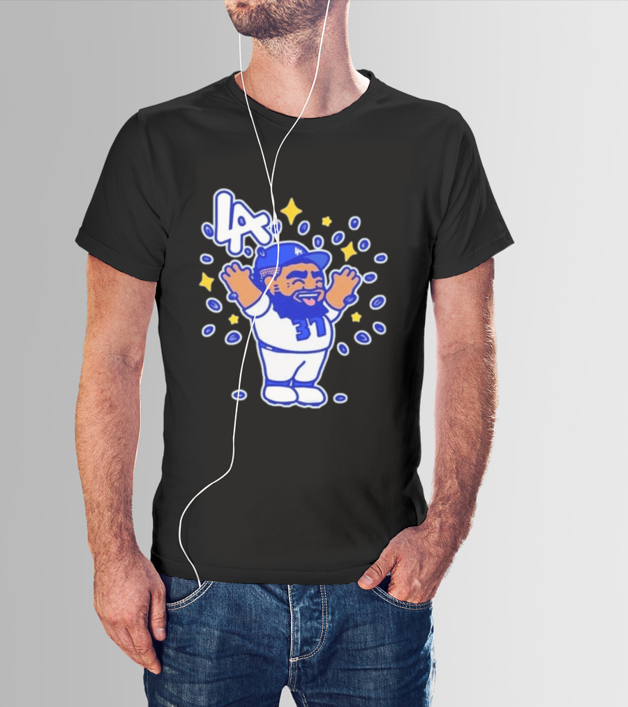 LA Dodgers 37 Chunkytani Mr Seeds Cartoon Shohei Ohtani T-Shirt