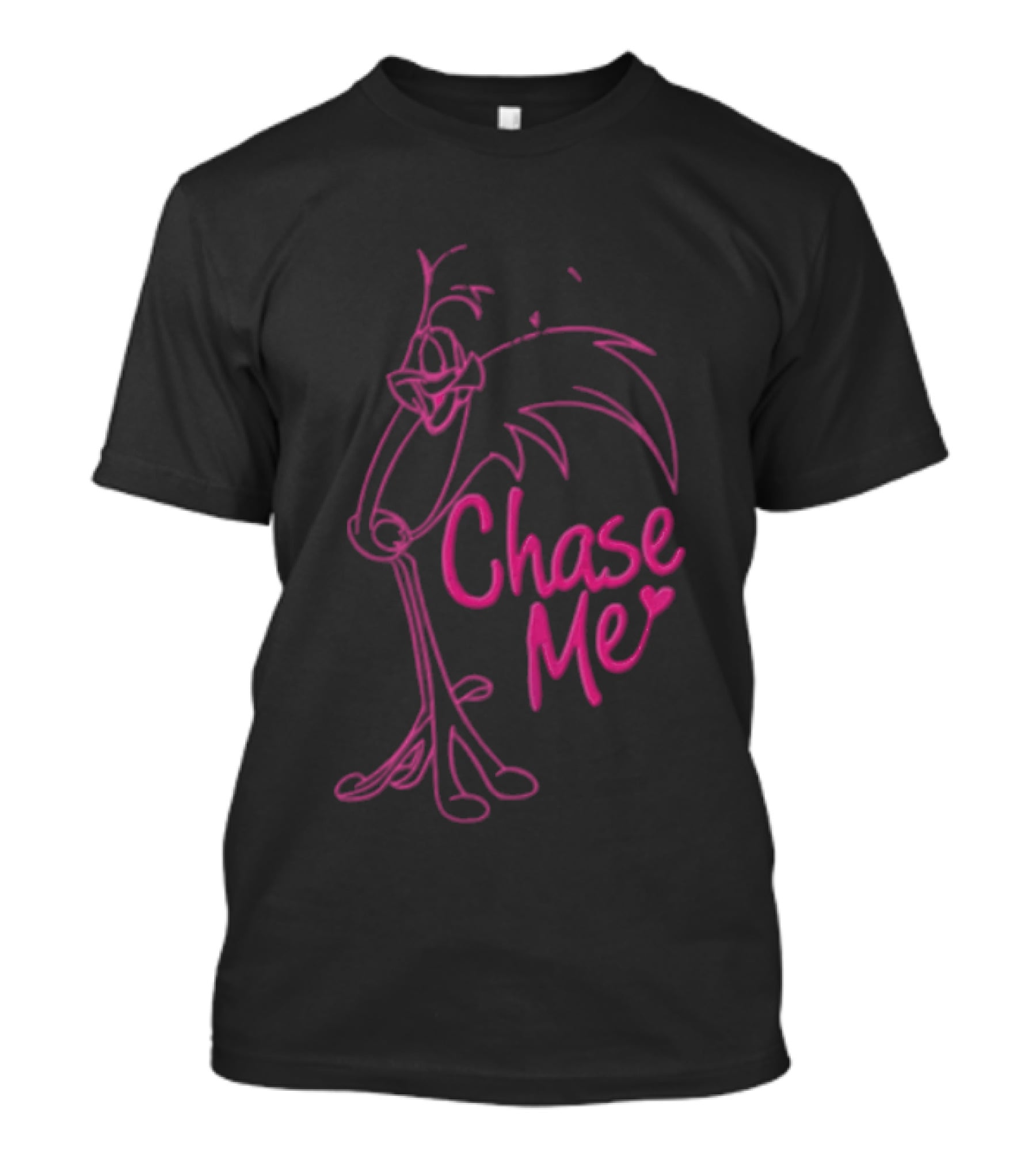 Looney Tunes Road Runner Chase Me Pink T-Shirt