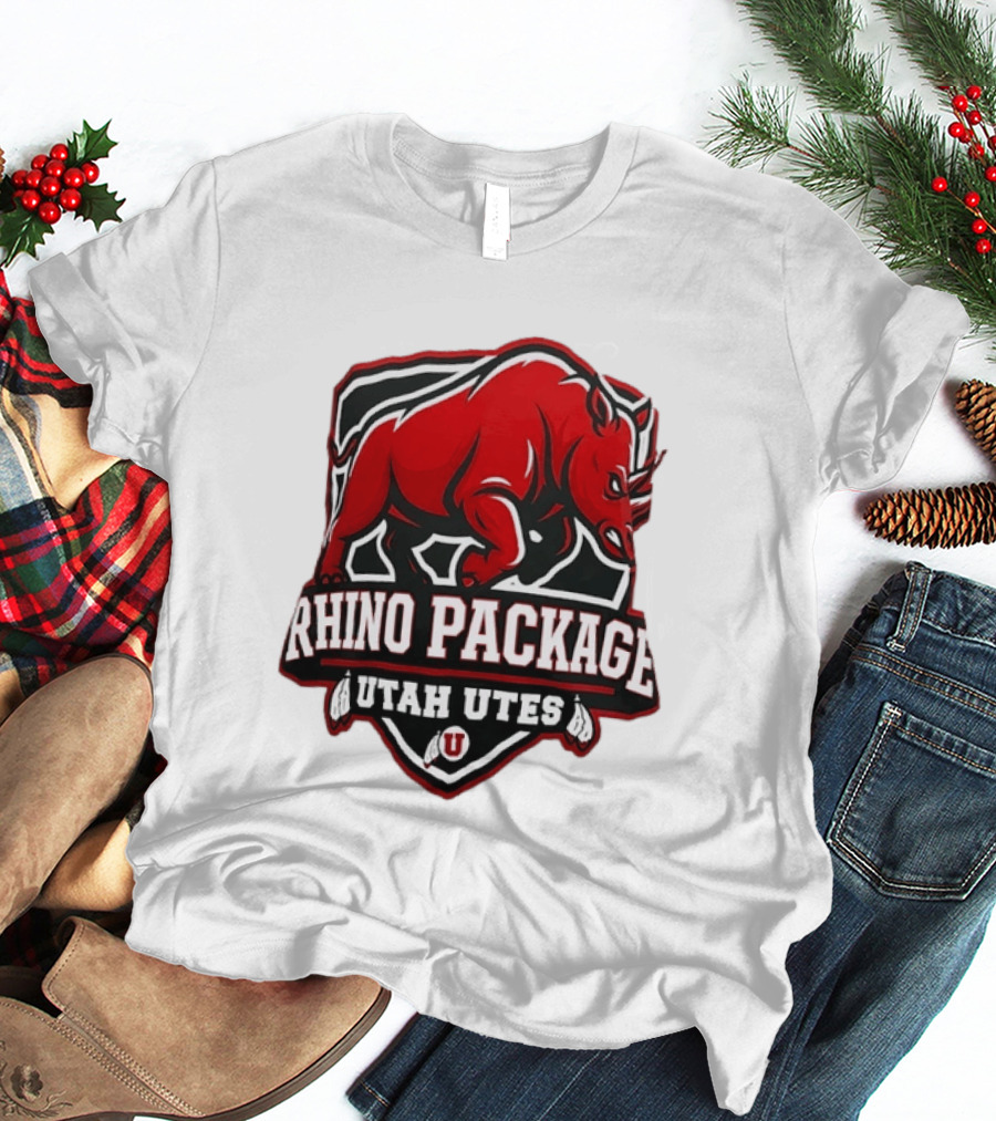 Rhino Package Utah Utes College Football Team Spirit T-Shirt