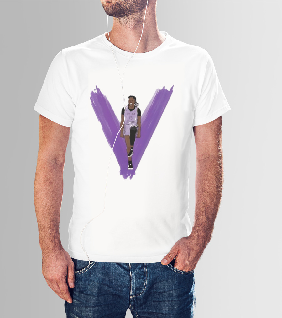 Tiffany Hayes Los Angeles Sparks 15 WNBA Basketball Player Purple V T-Shirt