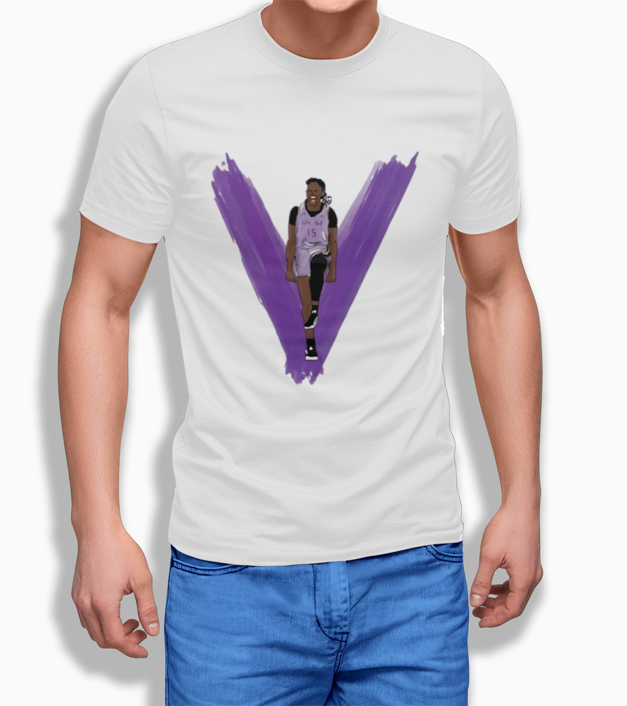 Tiffany Hayes Los Angeles Sparks 15 WNBA Basketball Player Purple V T-Shirt