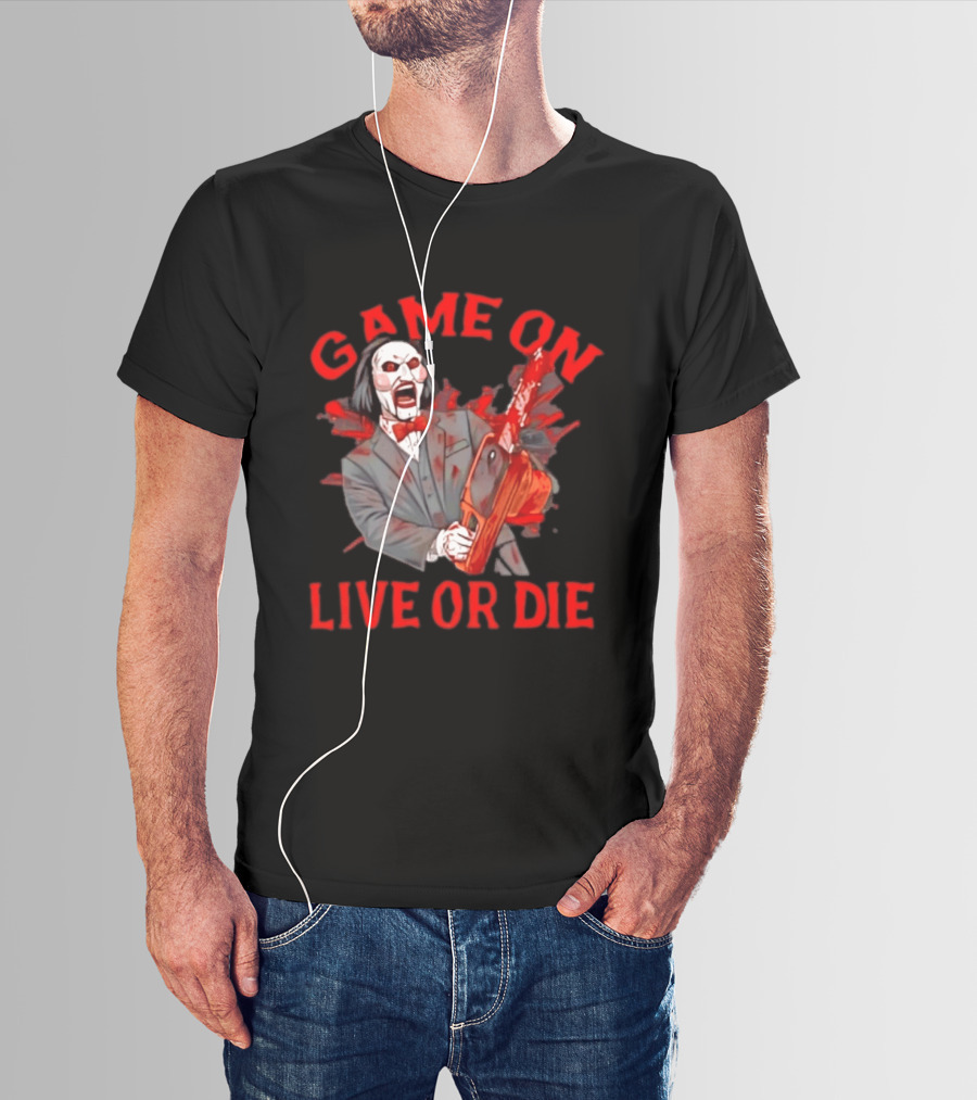 Billy The Puppet Game On Live Or Die Saw T-Shirt