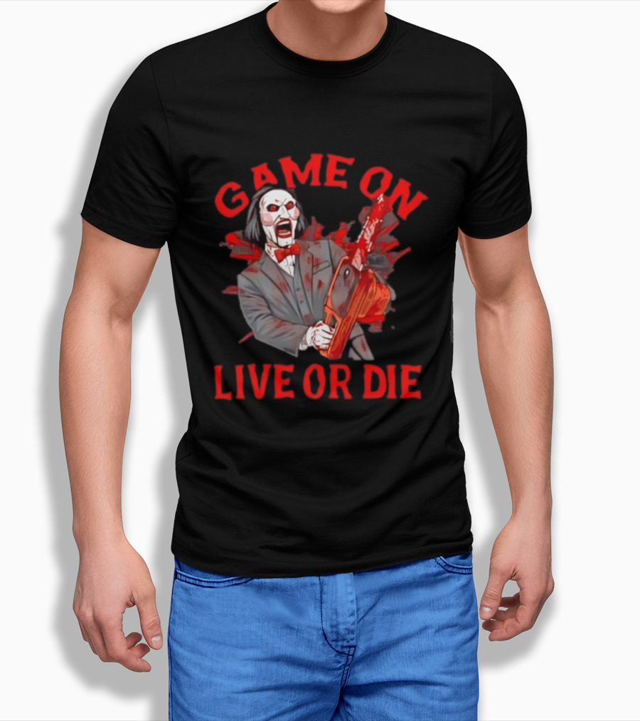 Billy The Puppet Game On Live Or Die Saw T-Shirt