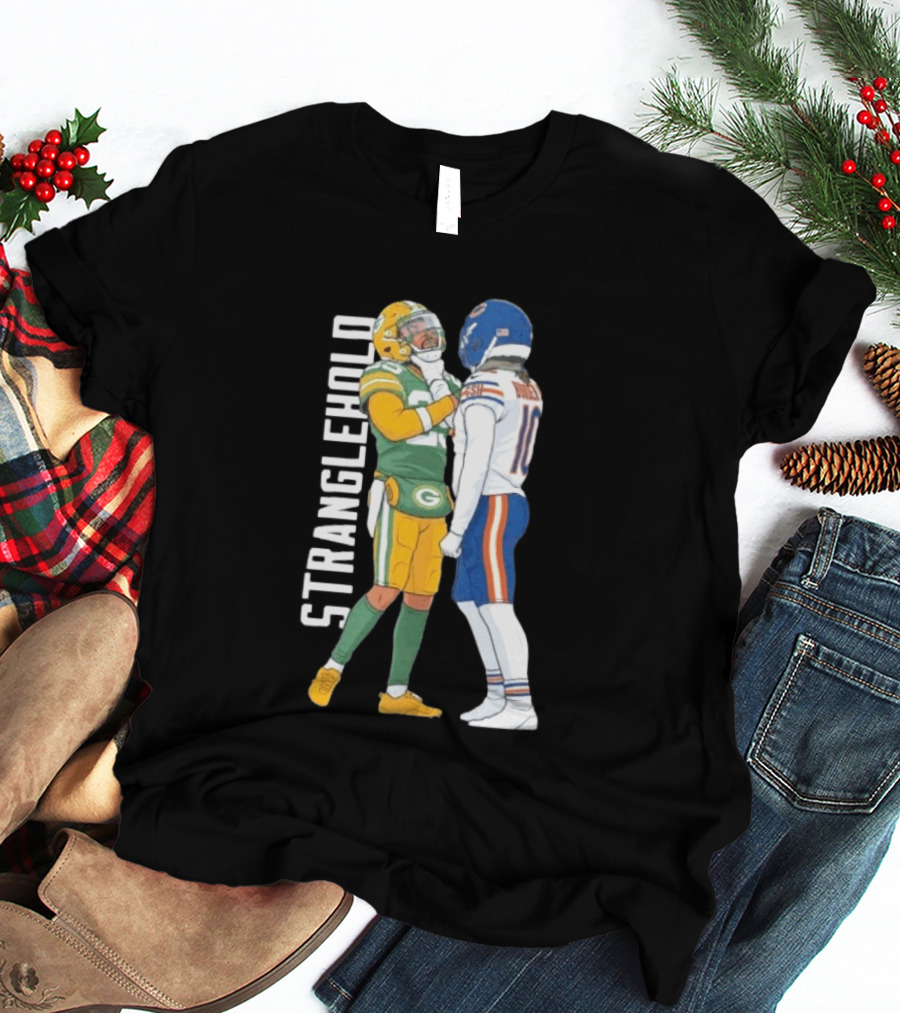 Luther Burden Keisean Nixon Stranglehold Packers Vs Bears Showdown T-Shirt