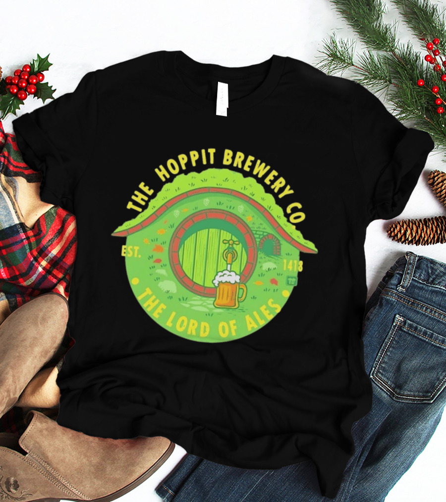 The Hoppit Brewery Co The Lord Of Ales Est 1418 T-Shirt