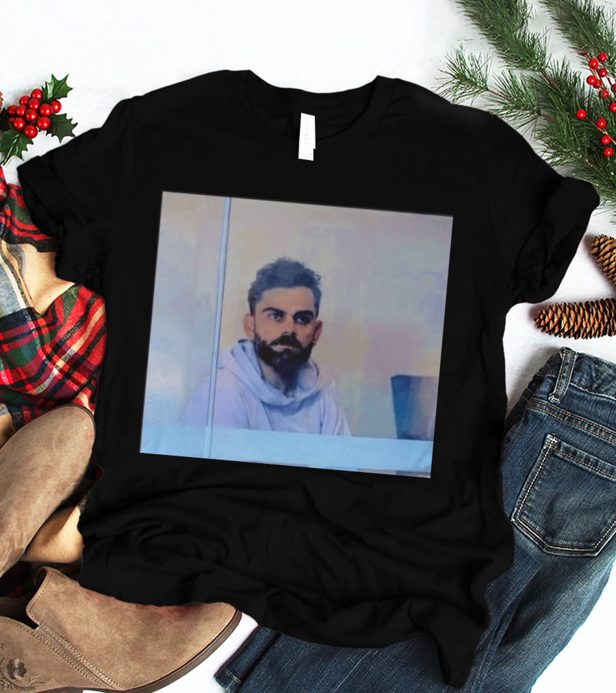 Virat Kohli Reflective Mood Cricket T-Shirt