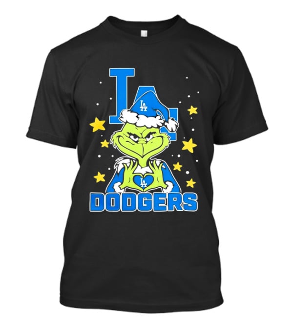Grinch Los Angeles Dodgers Christmas 2026 Love LA Dodgers T-Shirt