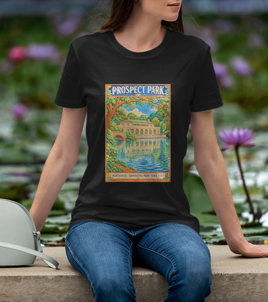 Prospect Park Boathouse Brooklyn New York City T-Shirt