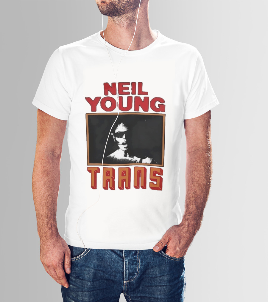 Neil Young Trans Album Cover T-Shirt