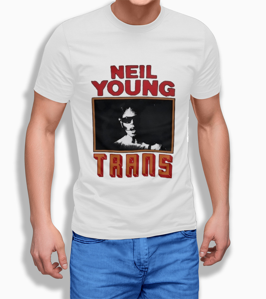 Neil Young Trans Album Cover T-Shirt