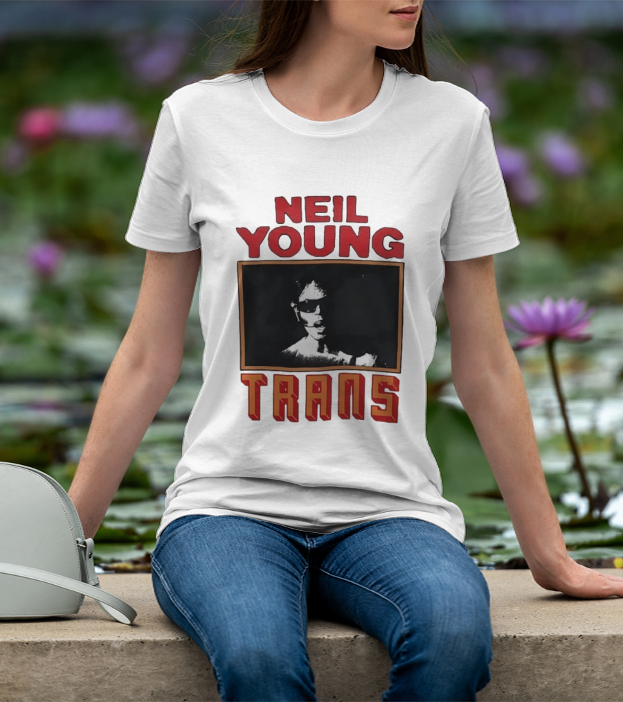 Neil Young Trans Album Cover T-Shirt