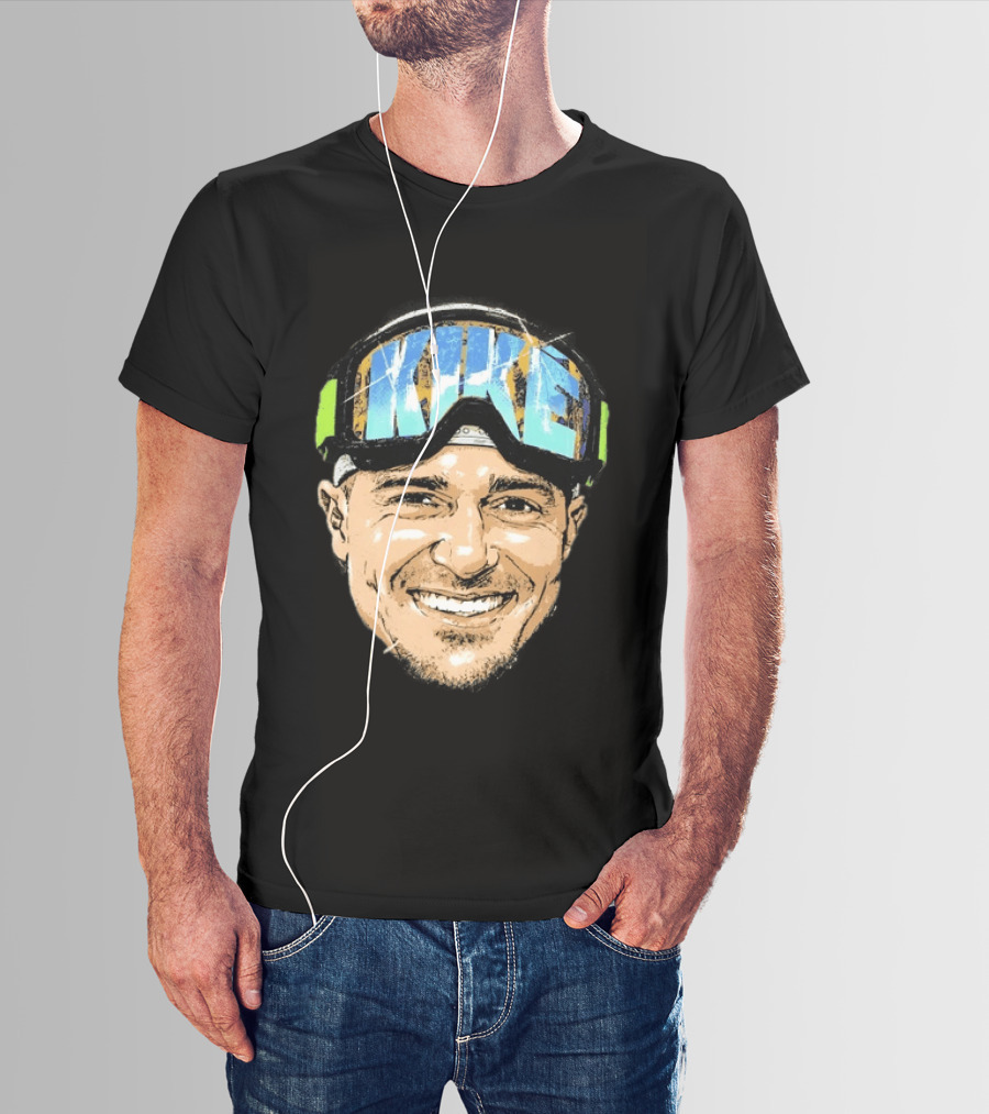 Kike Hernandez Dodgers Number 8 Face Goggles T-Shirt