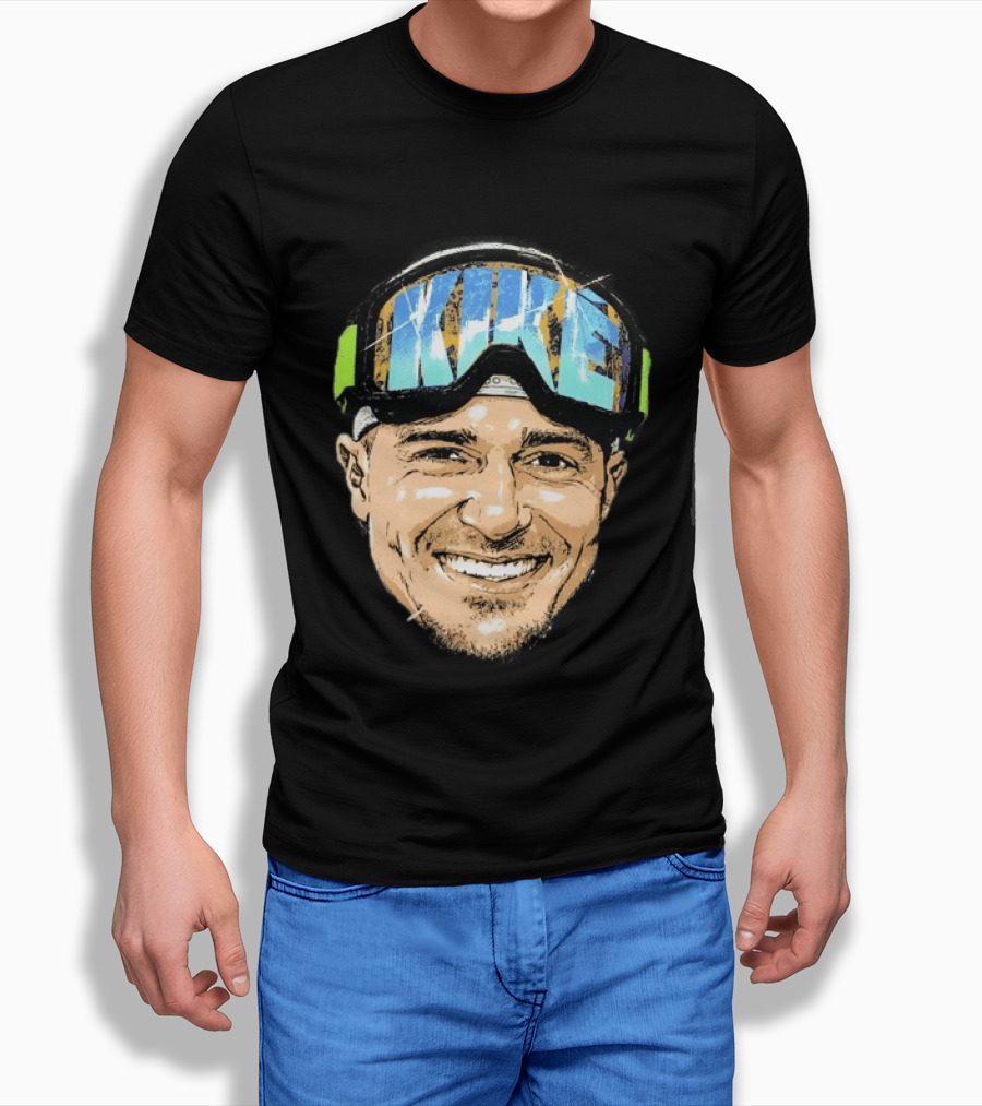 Kike Hernandez Dodgers Number 8 Face Goggles T-Shirt
