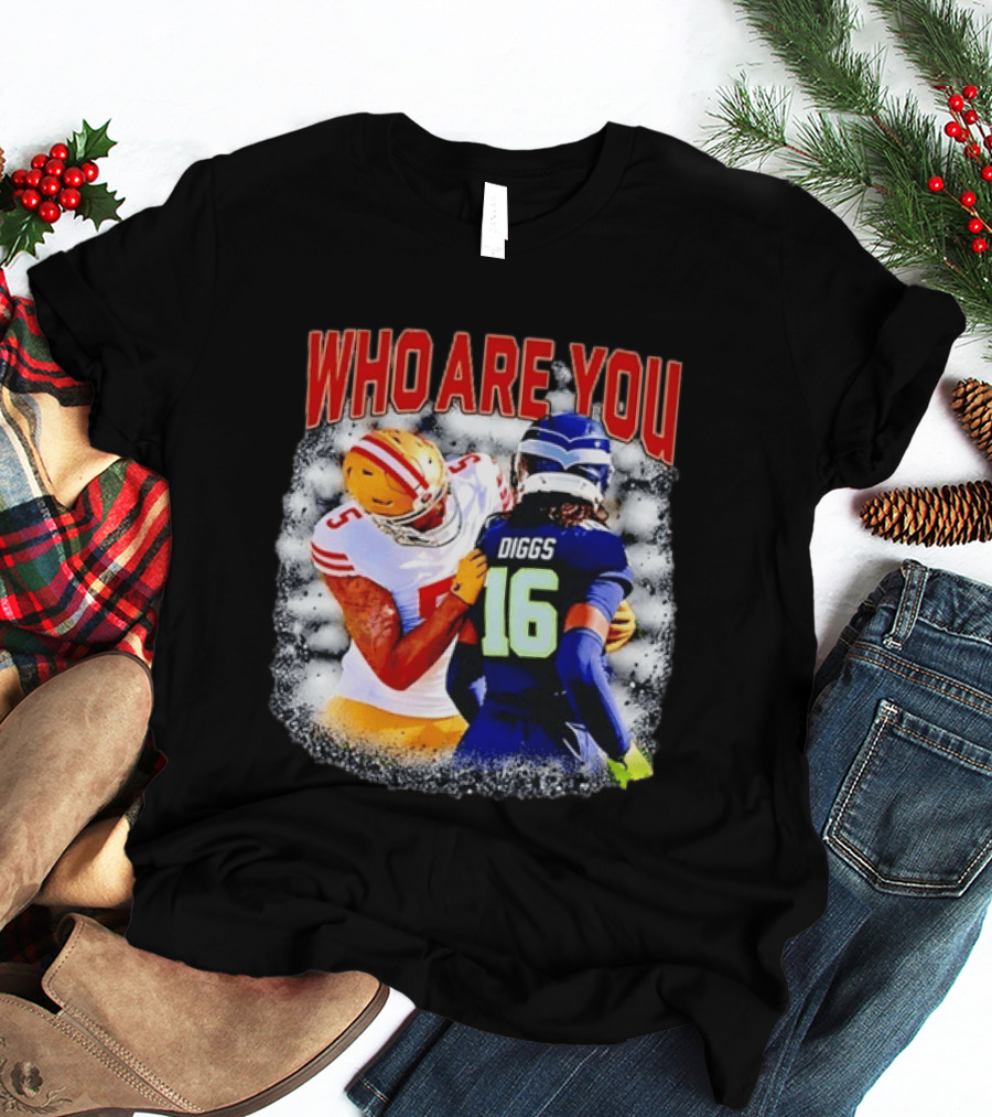 Quandre Diggs Who Are You Seattle Seahawks Football NFL Matchup T-Shirt