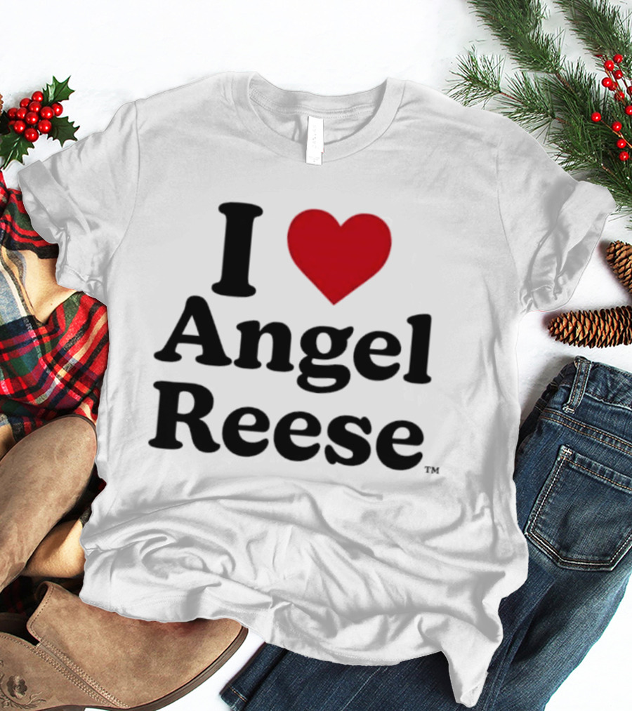 I Love Angel Reese Chicago Sky WNBA T-Shirt