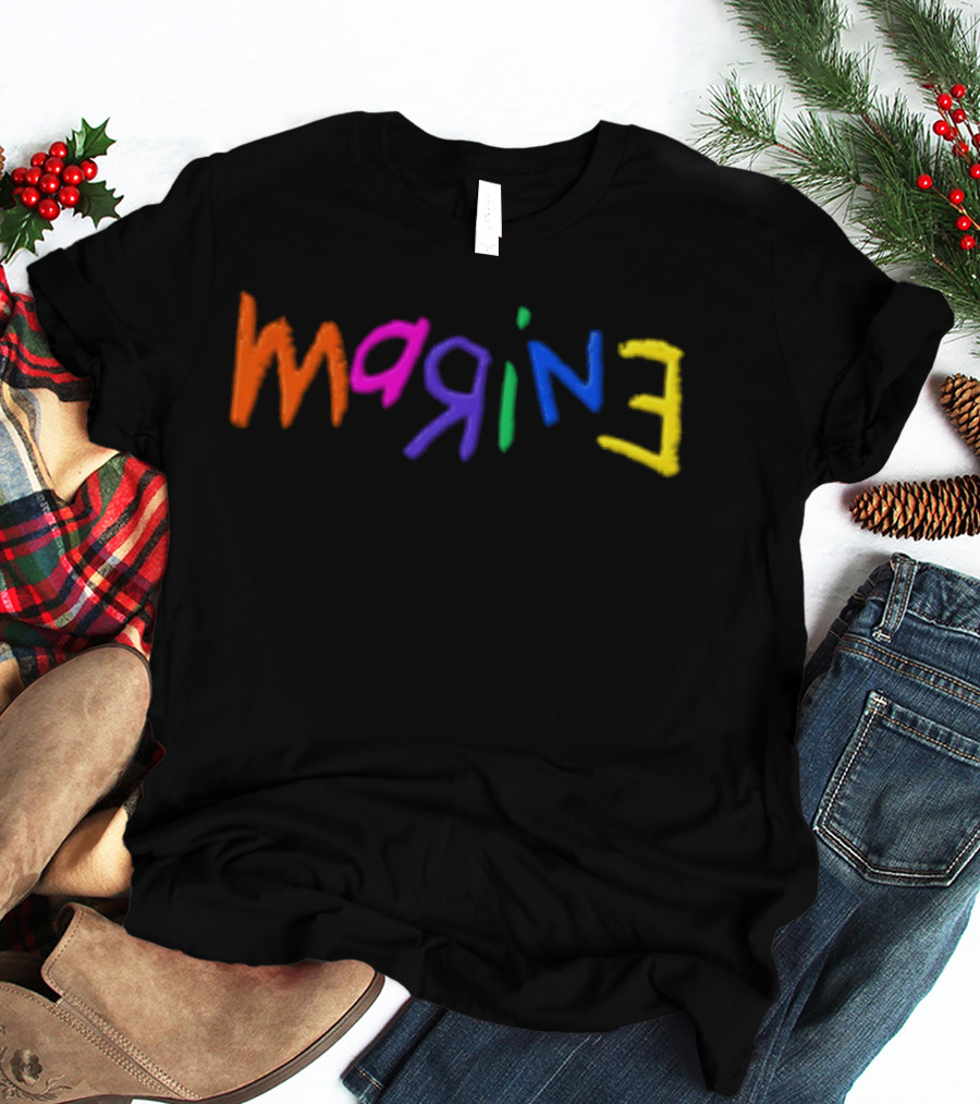Imagine Colorful Handwritten Multicolor Lettering T-Shirt