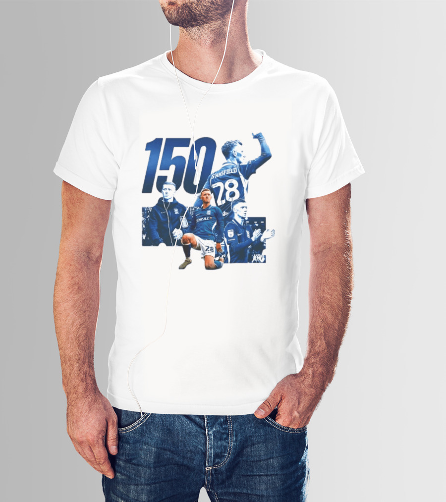 Jay Stansfield 150 Appearances Birmingham City Football Club T-Shirt