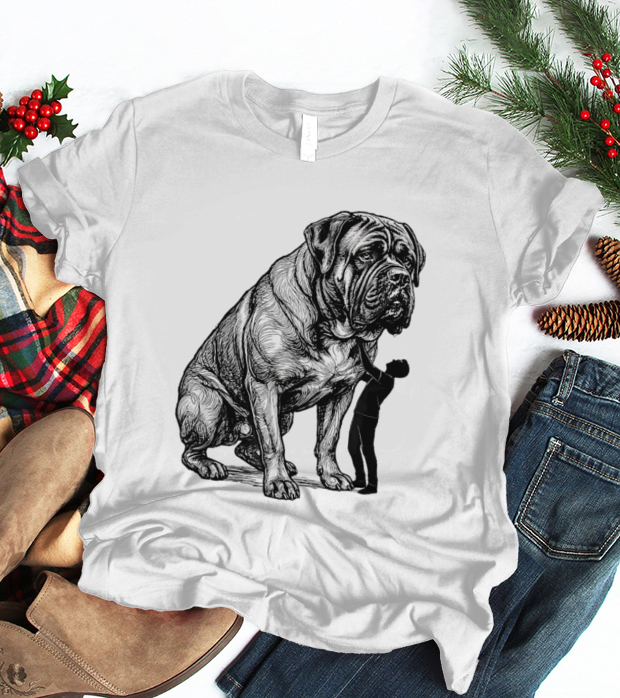 Cane Corso 110 Pounds Leaning On Me Dog Lover T-Shirt