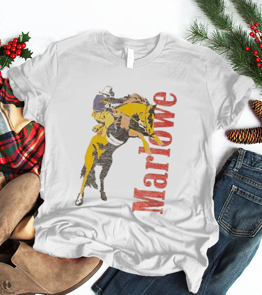 Marlowe Cowboy Horse Rider Western T-Shirt