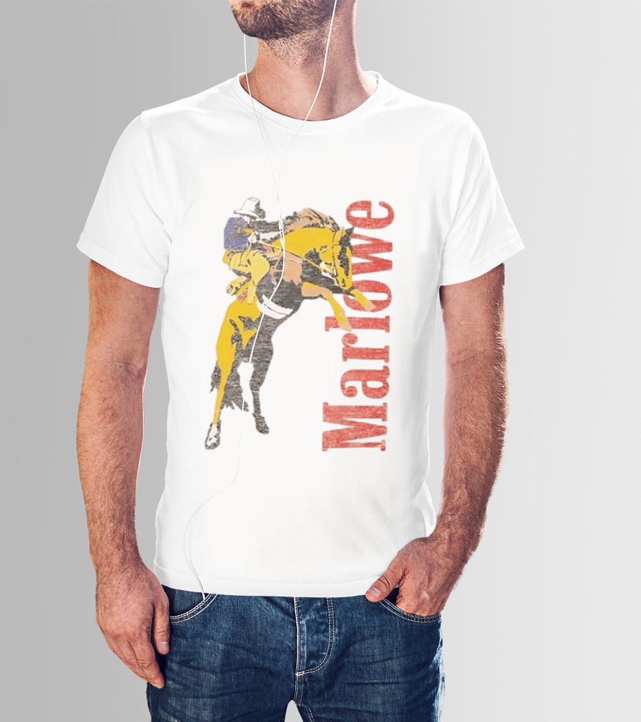 Marlowe Cowboy Horse Rider Western T-Shirt