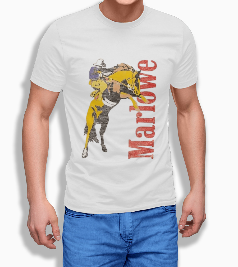 Marlowe Cowboy Horse Rider Western T-Shirt