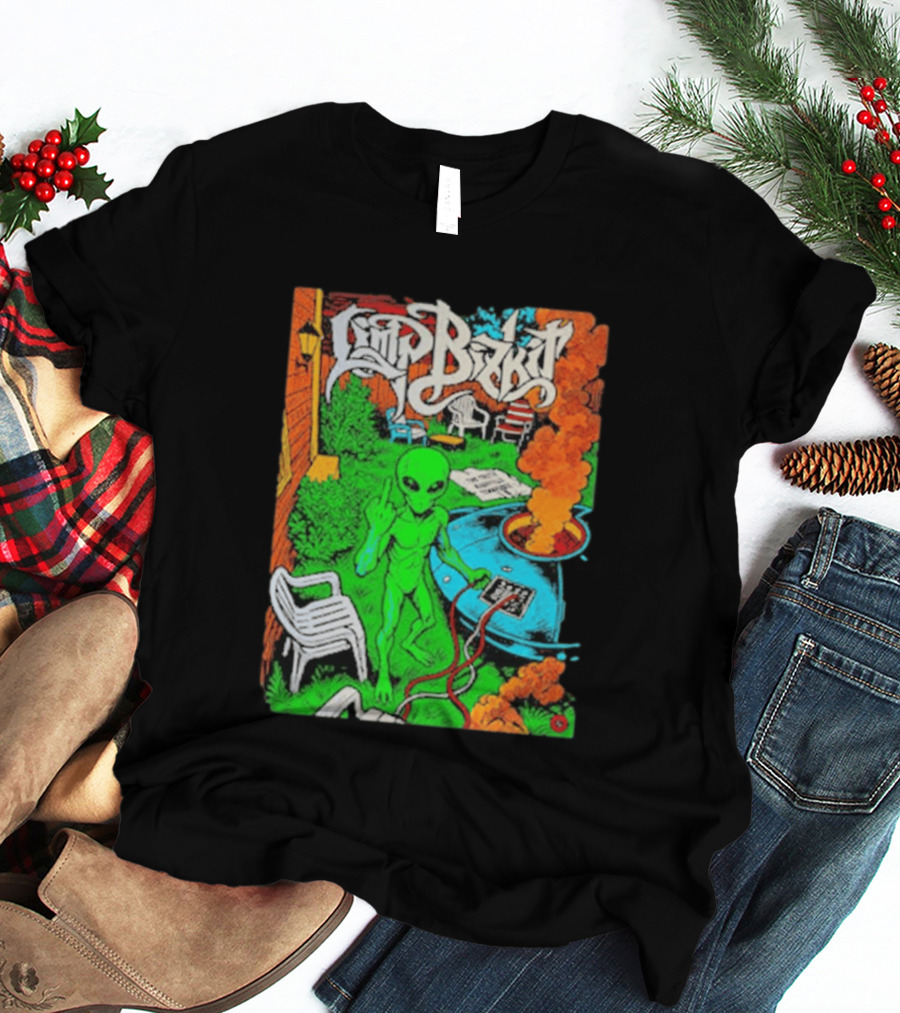 Limp Bizkit Alien Backyard Scene Nashville Tennessee The Truth October 11 And 12 2026 T-Shirt