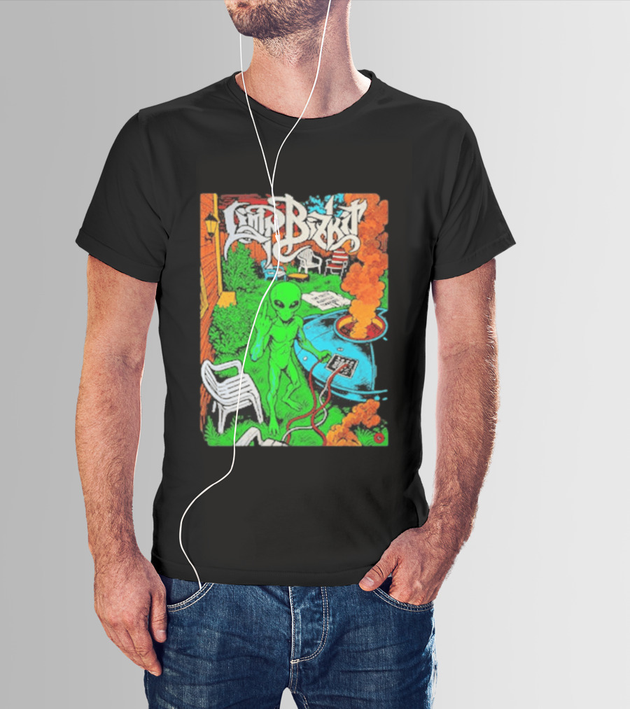 Limp Bizkit Alien Backyard Scene Nashville Tennessee The Truth October 11 And 12 2026 T-Shirt