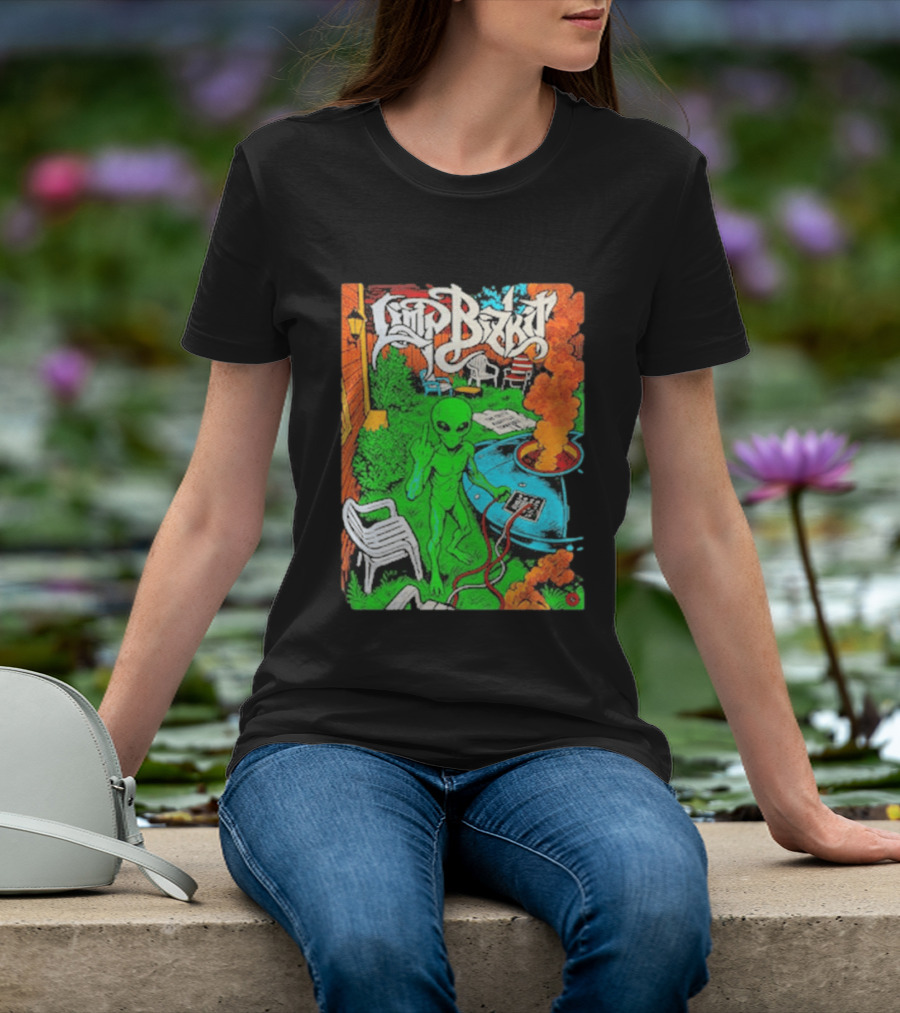 Limp Bizkit Alien Backyard Scene Nashville Tennessee The Truth October 11 And 12 2026 T-Shirt