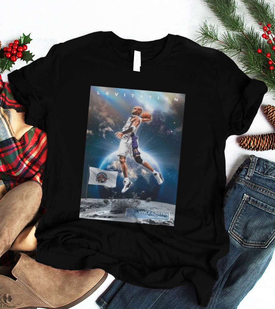 Vince Carter Levitation Toronto Raptors Basketball Legend T-Shirt
