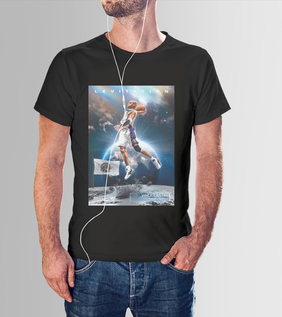 Vince Carter Levitation Toronto Raptors Basketball Legend T-Shirt