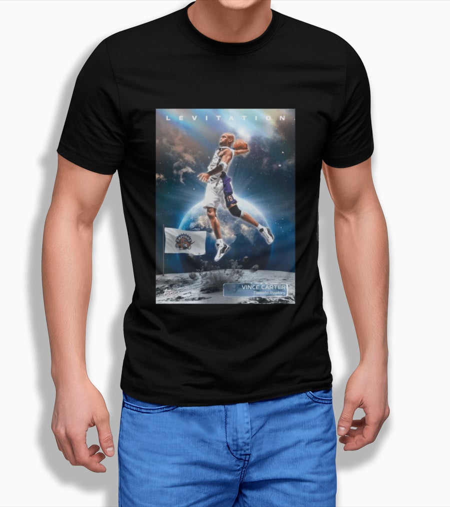 Vince Carter Levitation Toronto Raptors Basketball Legend T-Shirt