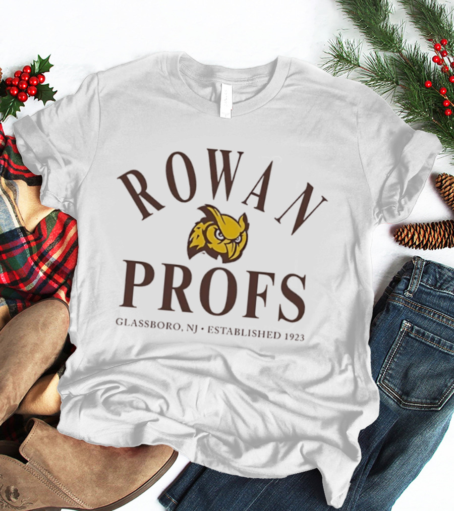 Rowan Profs Owl Glassboro NJ Established 1923 T-Shirt