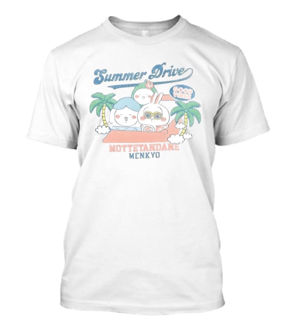 Summer Drive Good Vibes Mottetandane Menkyo Fun Cartoon Adventure T-Shirt