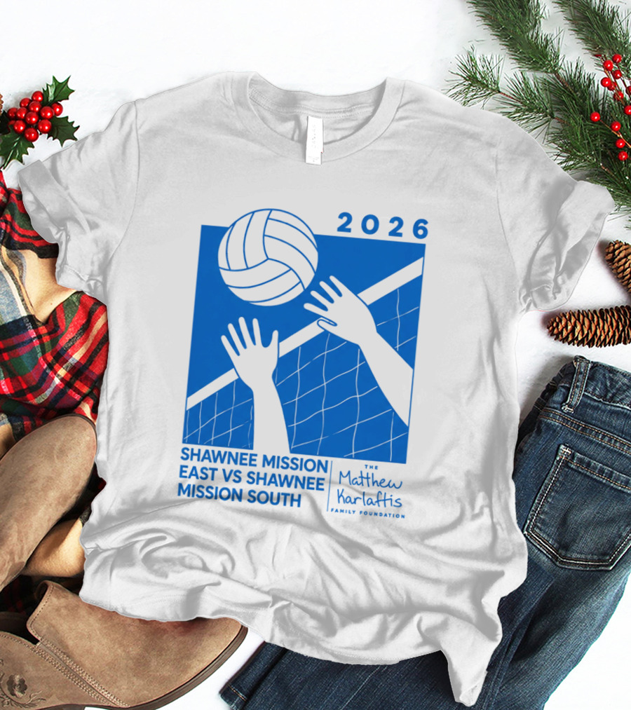 Shawnee Mission East Vs Shawnee Mission South Volleyball 2026 T-Shirt